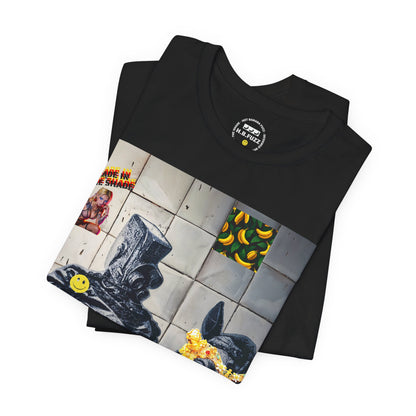Knight Watching Graphic Tee — Surreal Street Art T‑Shirt