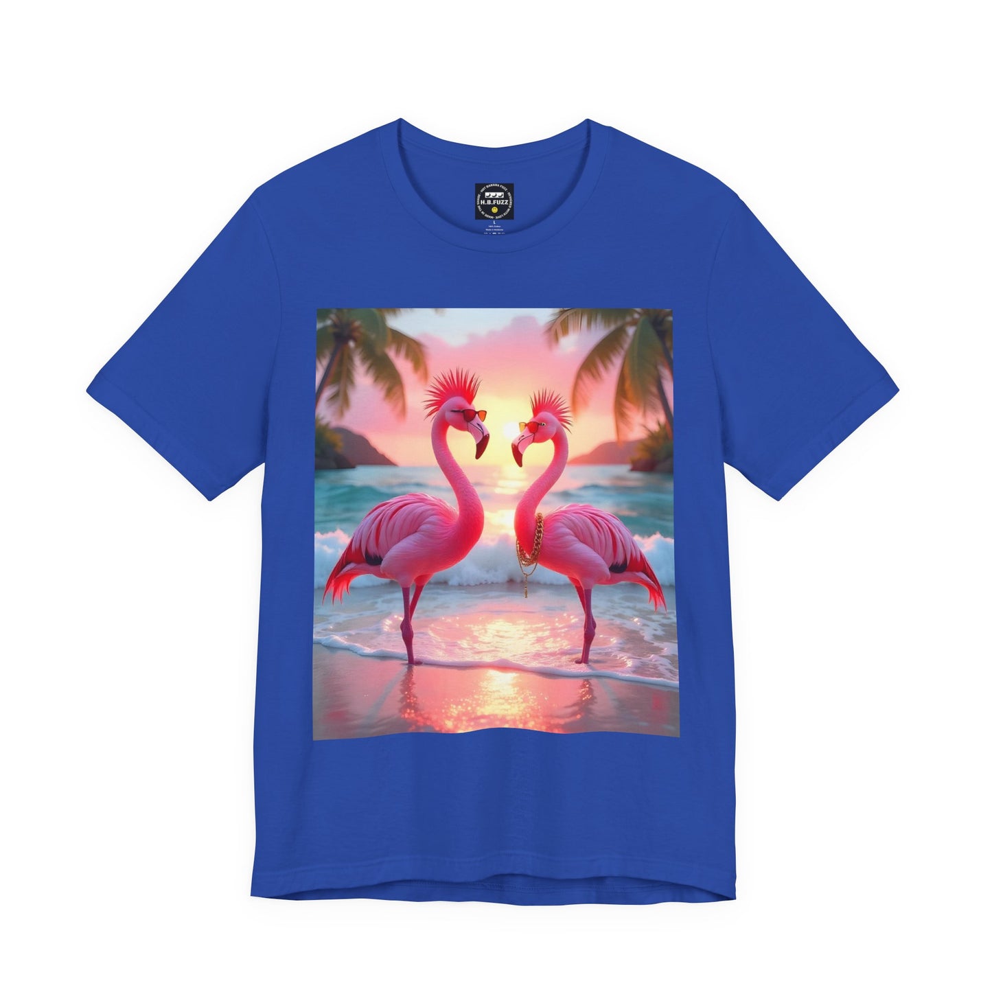 Punk Flamingos - Unisex Jersey Short Sleeve Tee
