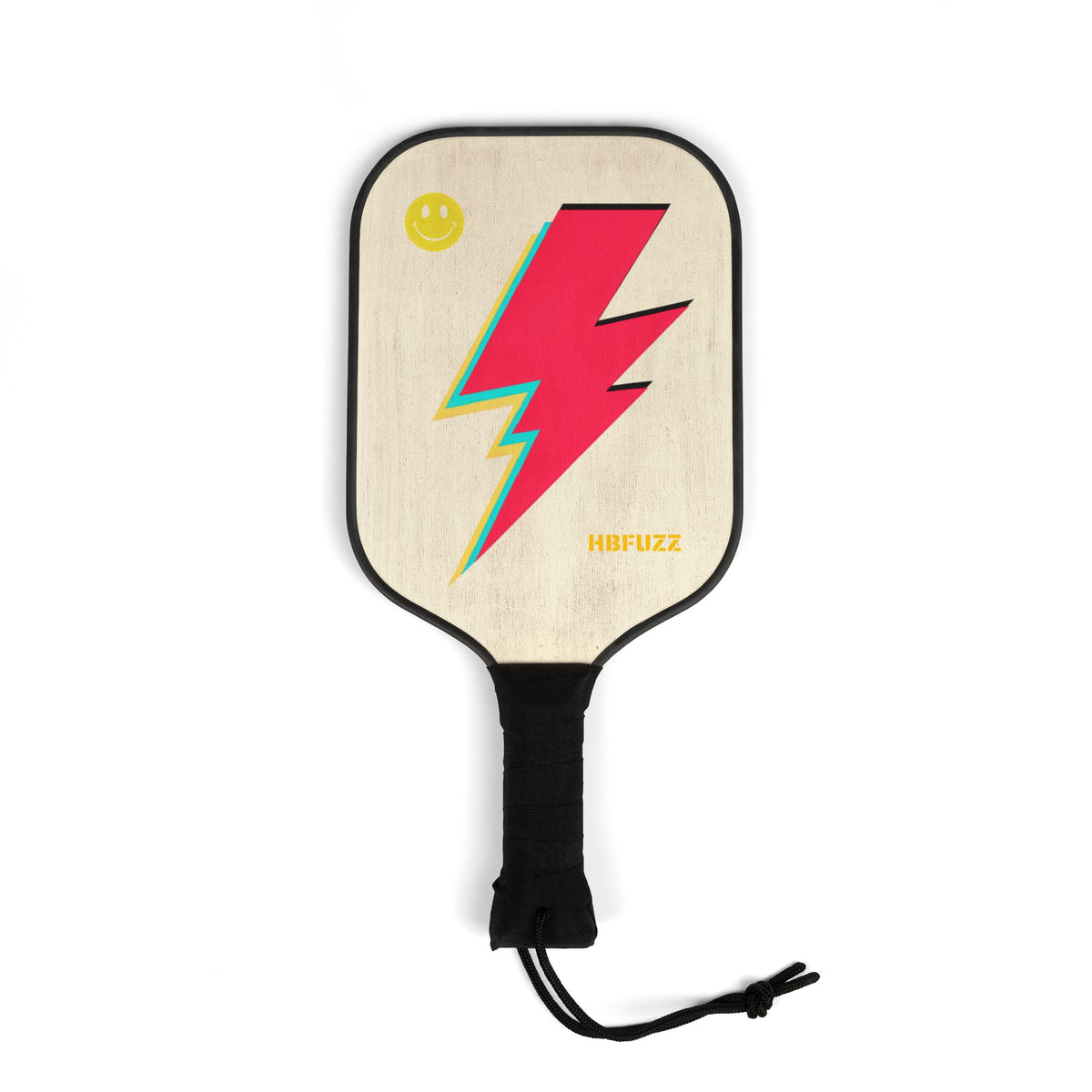 HBFUZZ Retro Lightning Bolt Pickleball Paddle Set