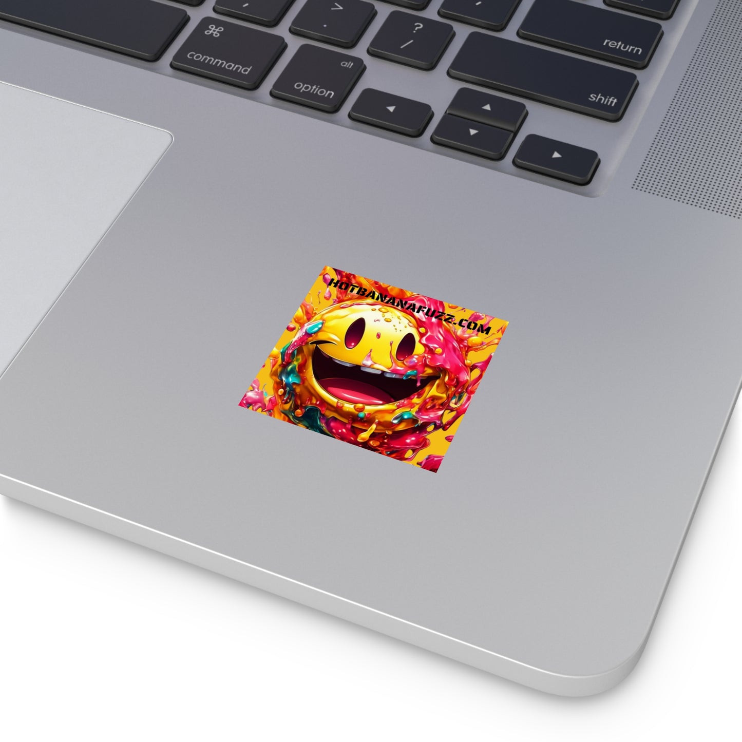 THE HAPPIEST STICKER IN THE WORLD — HotBananaFuzz.com Logo