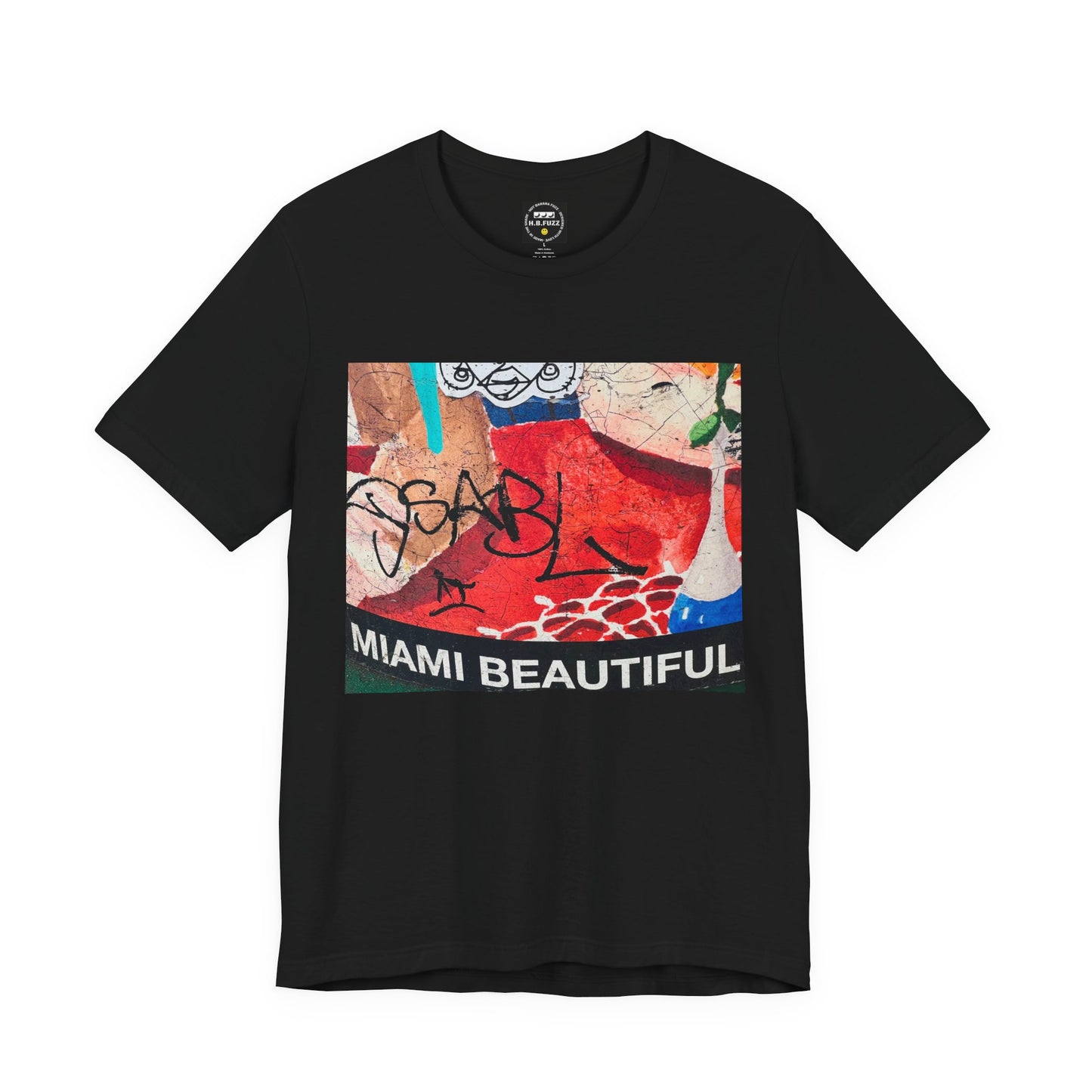 Miami Beautiful Que Lindo Es Graphic T-Shirt | Street Graffiti Art Tee