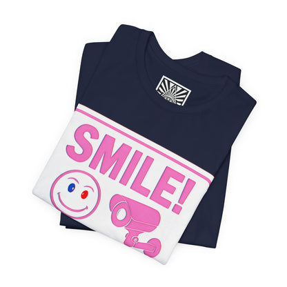 Smile You're on Camera -  Jersey Short Sleeve Tee