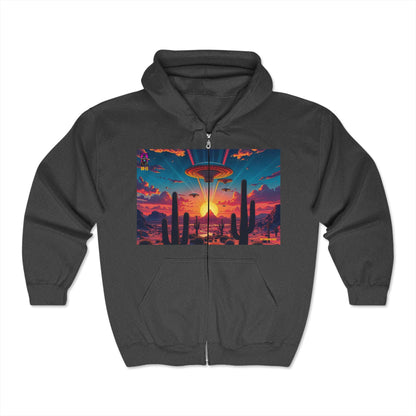 08. Desert Suns Down Funs Up - Full Zip Hooded Sweatshirt