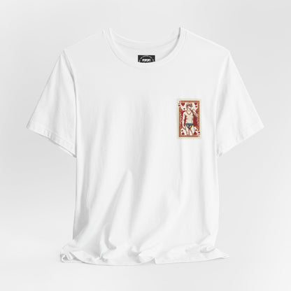 Michelangelo's David Jack of Hearts  — Vintage Graphic T-Shirt