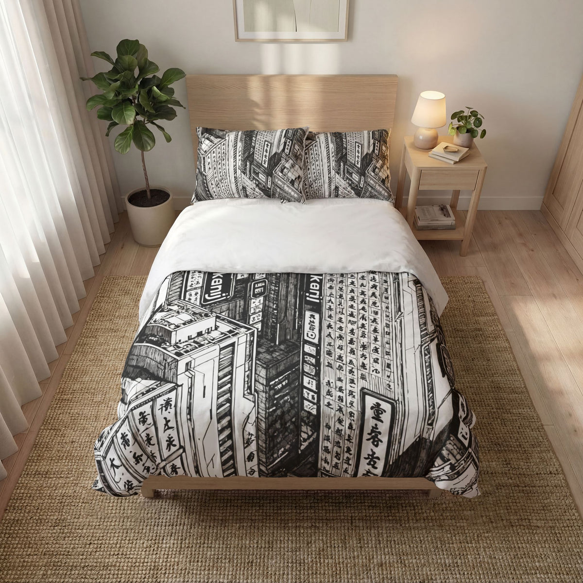 Hello Tokyo Quilt Cover Set Of Three