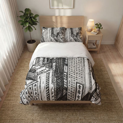 Hello Tokyo Quilt Cover Set Of Three