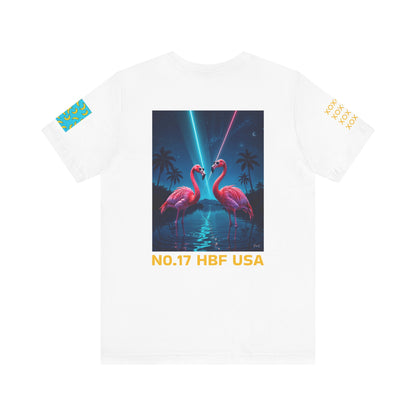 17. Punk Flamingos - Unisex Jersey Short Sleeve Tee