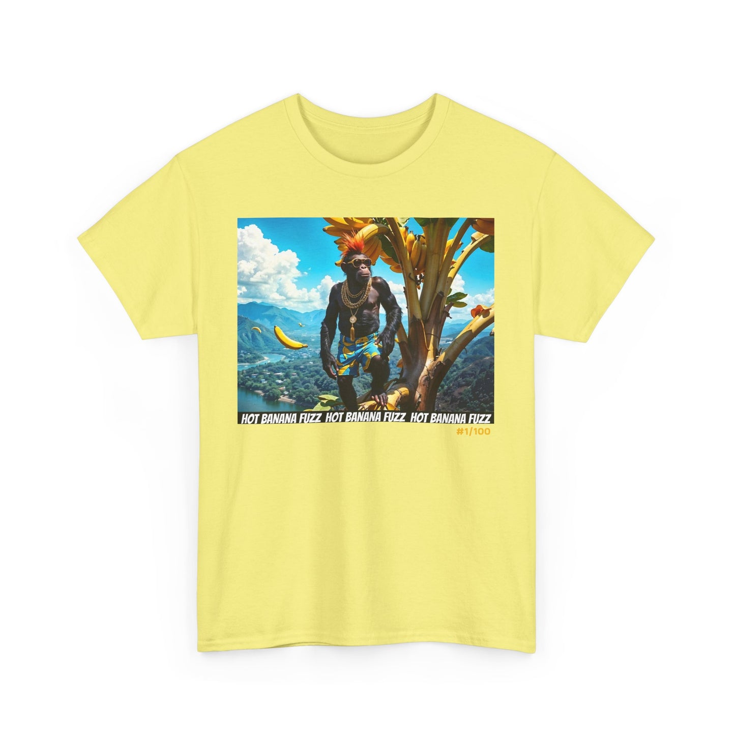 01. Hot Banana fuzz Premier Graphic Tee - Exclusive Drop: Only 100 Available!