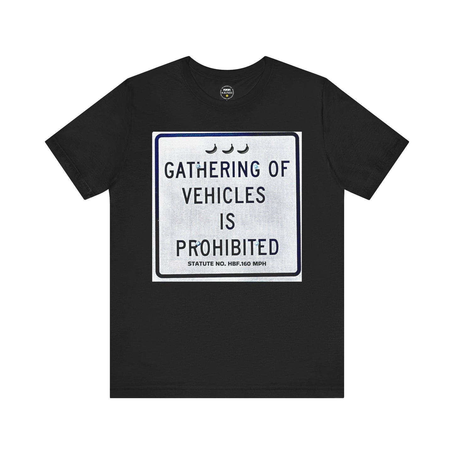 Prohibited Gathering 160mph Graphic T-Shirt | Supercar Street Racing Tee